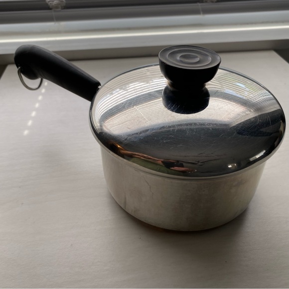 2 Vintage Revere Ware Saucepans